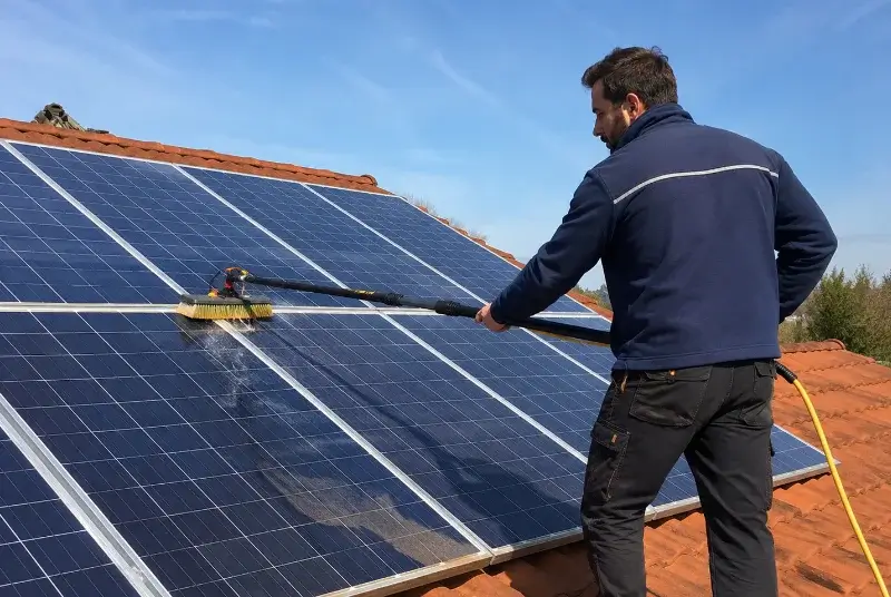 Nettoyage et entretien de panneaux solaires à Bélus